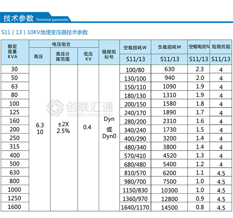 S11-MRD地埋式變壓器 高壓油浸 電力變壓器 變壓器廠家直銷特惠-創聯匯通示例圖3